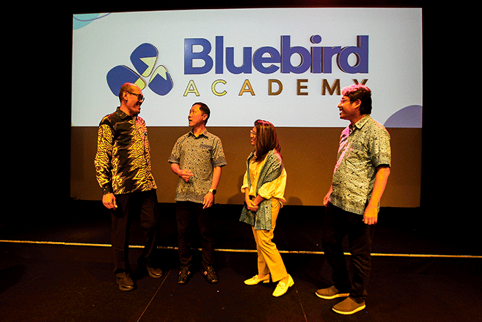 Peluncuran Bluebird Academy di Jakarta, Rabu (7/12/2022).