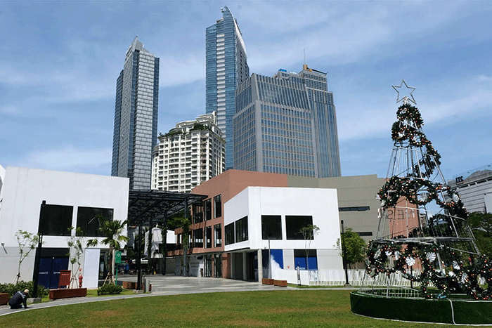Suasana Green Lifestyle Retail di Jakarta, Selasa (13/12/2022).