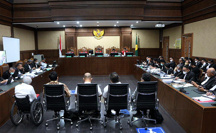 Sidang lanjutan kasus minyak goreng di Pengadilan Tipikor, Jakarta, Selasa (13/12/2022).