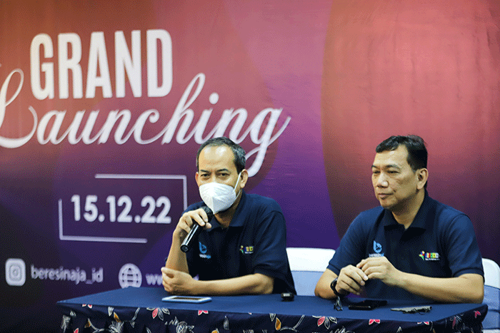 Peluncuran layanan Facility Service Beresinaja di Jakarta, Kamis (15/12/2022).