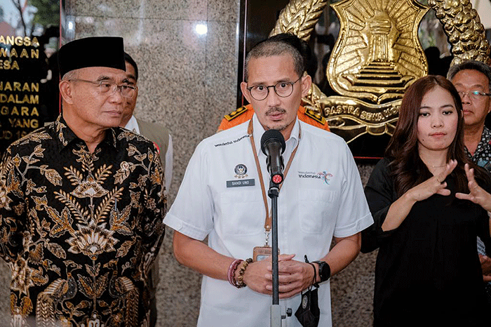 Kemenparekraf Republik Indonesia bersama Polri menjamin hadirnya wisata yang aman, nyaman dan menyenangkan selama masa libur Natal dan Tahun Baru (Nataru).