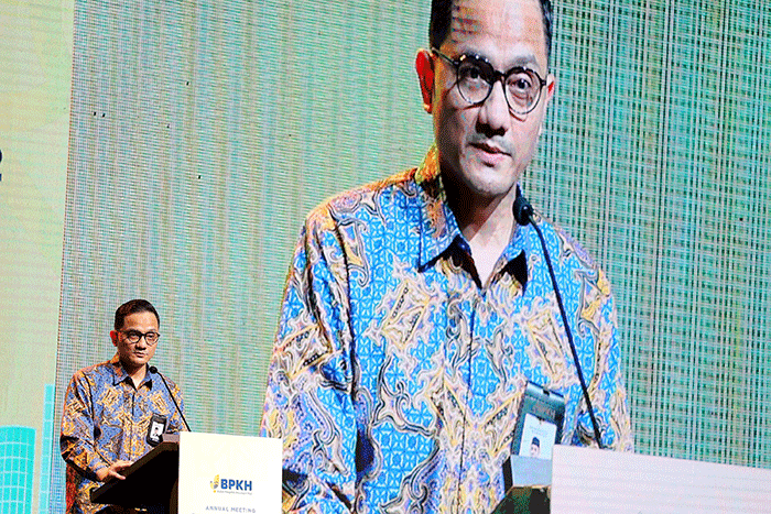 Annual meeting dan BPKH Sustainable Banking Award 2022 di Jakarta, Senin (19/12/2022) malam.