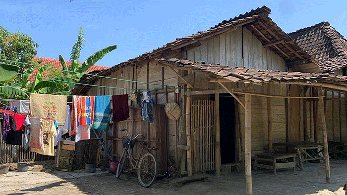 Seremoni peresmian rumah sederhana layak huni (RSLH) di Desa Bogosari, Kabupaten Demak, Jawa Tengah, Rabu (21/12/2022).