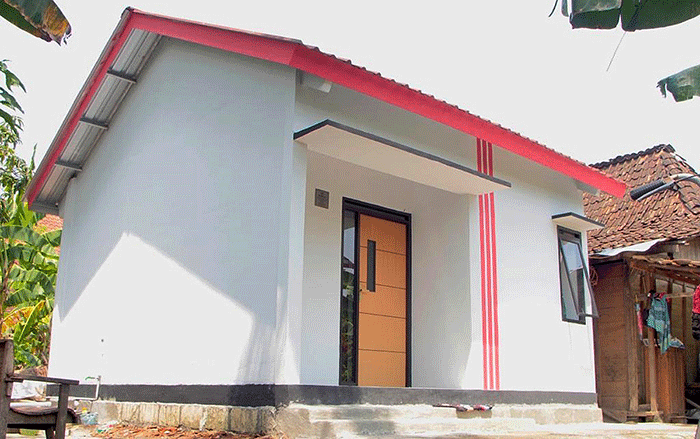 Seremoni peresmian rumah sederhana layak huni (RSLH) di Desa Bogosari, Kabupaten Demak, Jawa Tengah, Rabu (21/12/2022).
