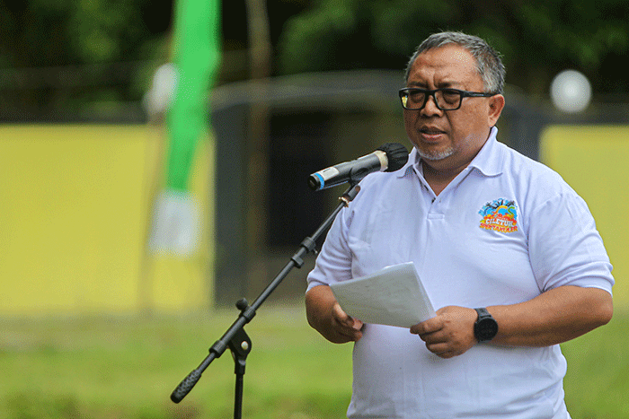 Pembukaan Geopark Ciletuh Spektakuler (GCS) 2022 di Pantai Palangpang, Geopark Ciletuh, Kabupaten Sukabumi, Jawa Barat, Sabtu (31/12/2022).