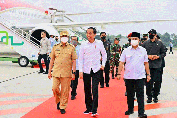 Presiden Jokowi Kunjungan Kerja Ke Provinsi Riau