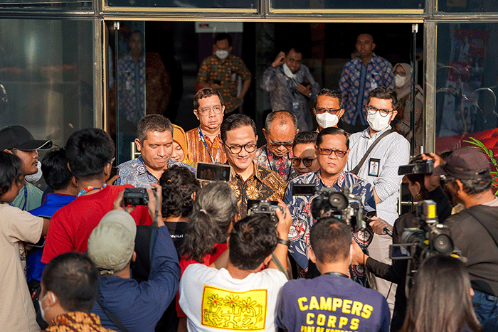 BPKH berkunjung ke Gedung Merah Putih KPK pada Kamis (5/1/2023) untuk melakukan audiensi.