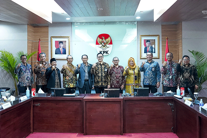 BPKH berkunjung ke Gedung Merah Putih KPK pada Kamis (5/1/2023) untuk melakukan audiensi.