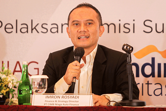 Public Expose di Financial Hall, Graha CIMB, Jakarta, Selasa (10/1/2023).