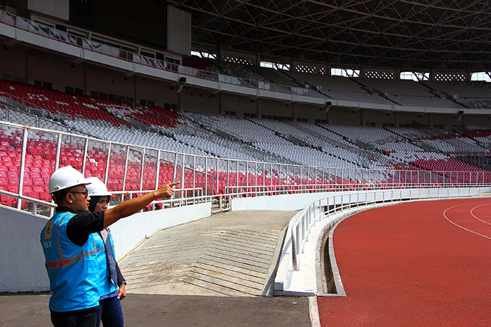 Stadion Utama GBK memiliki pola Pengamanan pasokan listrik sebanyak 4 lapis.