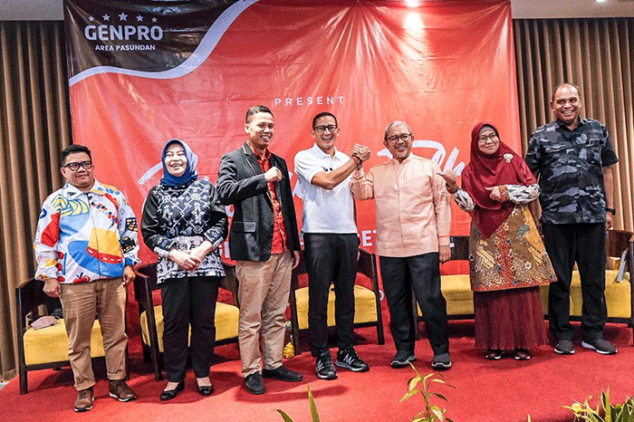 Seminar Genpro (Global Entrepreneurs Profesional) “Dari UKM Menuju Korporasi” di Zest Hotel Bandung, Sabtu (21/1/2023).