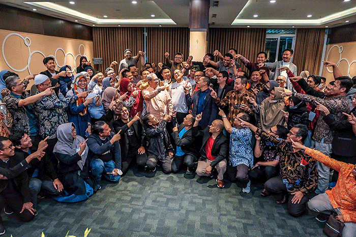Seminar Genpro (Global Entrepreneurs Profesional) “Dari UKM Menuju Korporasi” di Zest Hotel Bandung, Sabtu (21/1/2023).