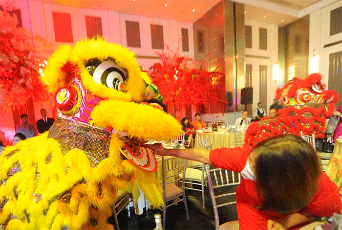 Perayaan Chinese New Year atau Imlek 2023 dengan menggelar Tuan Nian Fan di Jakarta, Rabu (25/1/2023).
