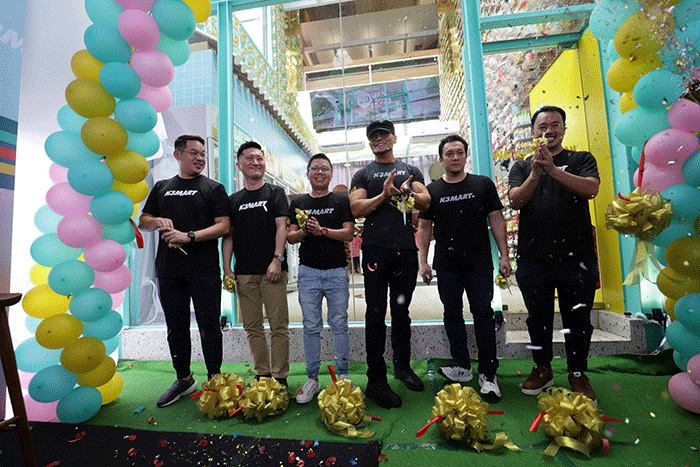 Grand Opening K3Mart di Pantai Indah Kapuk (PIK), Jakarta, Minggu (29/1/2023).