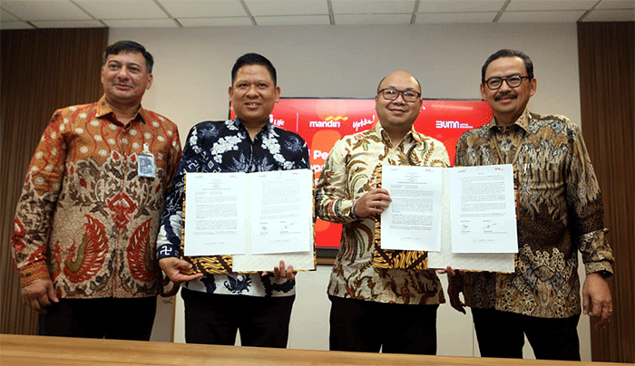 Penandatanganan nota kesepahaman kerja sama strategis di Jakarta, Selasa (31/1/2023).