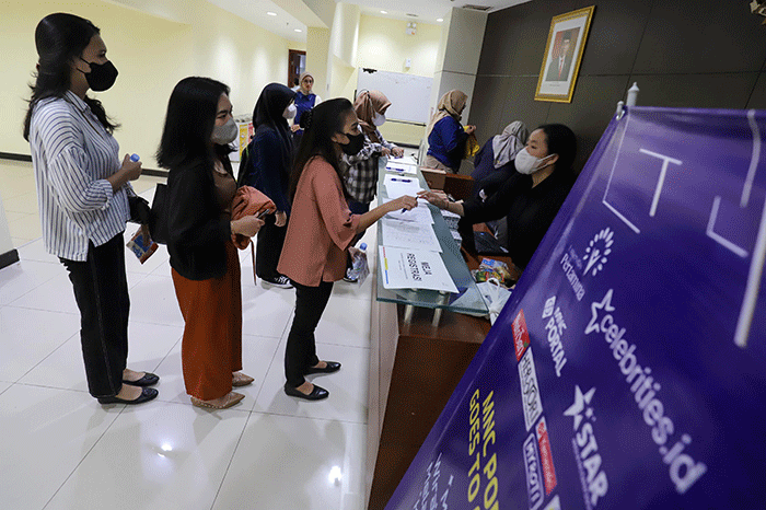 MNC Portal Goes To Campus (MPGTC) di Universitas Pertamina, Jakarta, Selasa (31/1/2023).