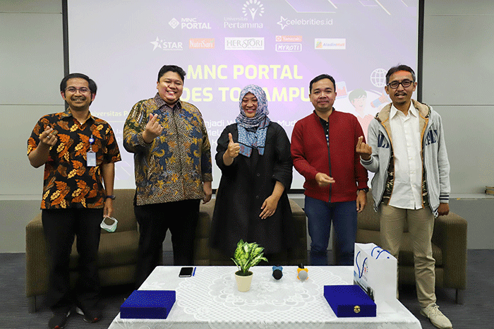 MNC Portal Goes To Campus (MPGTC) di Universitas Pertamina, Jakarta, Selasa (31/1/2023).