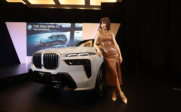 Peluncuran Luxury Sport Activity Vehicle New BMW X7 di Jakarta, Kamis (2/2/2023).