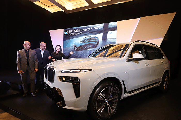 Peluncuran Luxury Sport Activity Vehicle New BMW X7 di Jakarta, Kamis (2/2/2023).