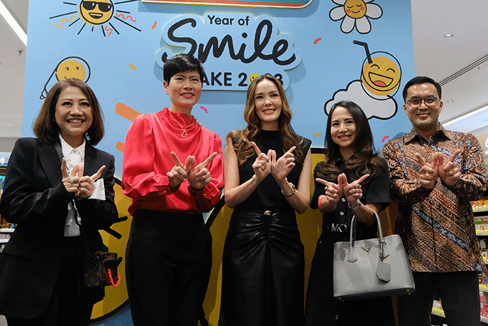 Peluncuran kembali gerai Watsons yang dinamakan G9 Store Concept di Pondok Indah Mall 2, Jakarta Selatan, Rabu (1/2/2023).