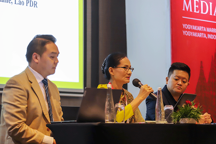 NTO's Media Briefing dalam ASEAN Tourism Forum (ATF) 2023 di Malioboro Room, Marriot Hotel, Yogyakarta, Jumat (3/2/2023).