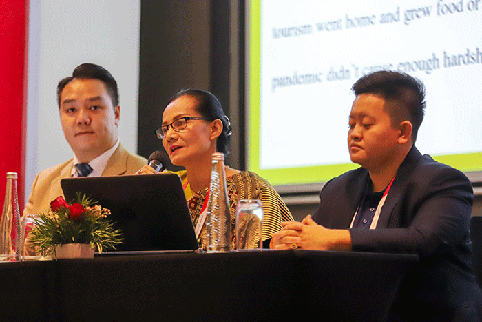 NTO's Media Briefing dalam ASEAN Tourism Forum (ATF) 2023 di Malioboro Room, Marriot Hotel, Yogyakarta, Jumat (3/2/2023).
