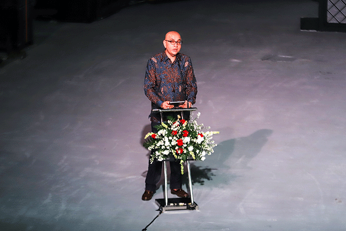 Opening Ceremony ASEAN Tourism Forum (ATF) 2023 di Candi Prambanan, D.I Yogyakarta, Jumat (3/2/2023) malam.