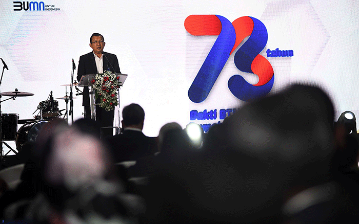 Perayaan HUT Bank BTN ke-73 di Jakarta, Kamis (9/2/2023).