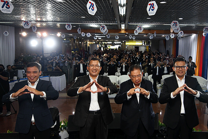 Perayaan HUT Bank BTN ke-73 di Jakarta, Kamis (9/2/2023).