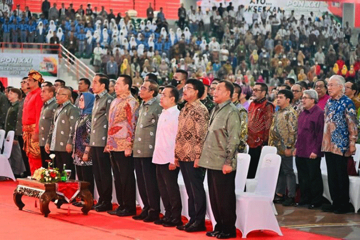 Presiden Joko Widodo menghadiri Puncak Peringatan Hari Pers Nasional (HPN) Tahun 2023 di Gedung Serbaguna Pemerintah Provinsi Sumatra Utara.