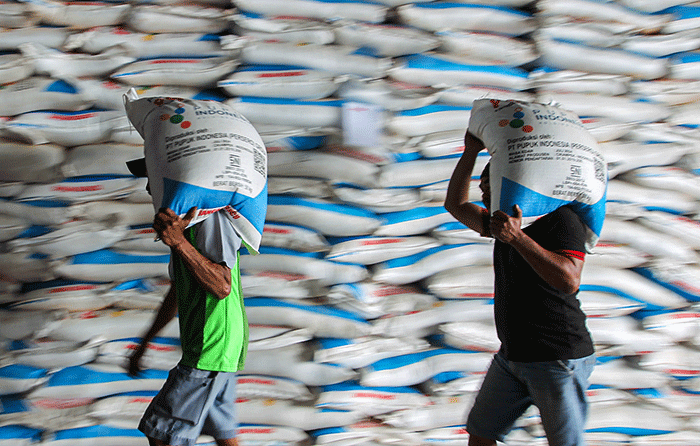 Direktur Pemasaran Pupuk Indonesia, Gusrizal mengatakan bahwa stok pupuk subsidi tersebut terdiri dari pupuk urea sebesar 309.869 ton dan NPK sebesar 303.269.
