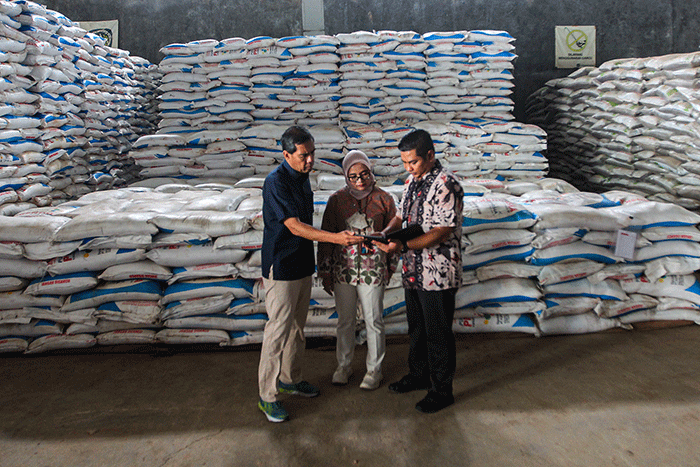 Direktur Pemasaran Pupuk Indonesia, Gusrizal mengatakan bahwa stok pupuk subsidi tersebut terdiri dari pupuk urea sebesar 309.869 ton dan NPK sebesar 303.269.