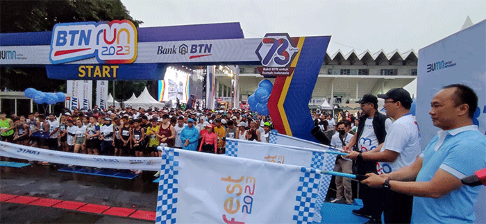 BTN Anniversary Festival 2023 di Jakarta, Minggu (12/2/2023).