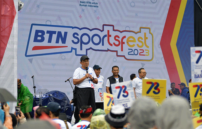 BTN Anniversary Festival 2023 di Jakarta, Minggu (12/2/2023).