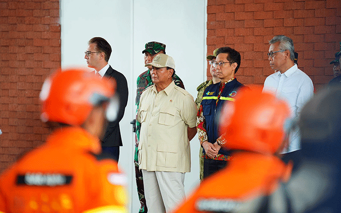 Menteri Pertahanan Prabowo Subianto melepas keberangkatan pengiriman bantuan kemanusiaan ke Turki yang mengalami musibah bencana gempa.