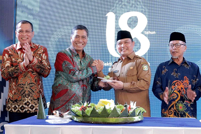 Perayaan Hari Ulang Tahun Unit ke-18 Usaha Syariah BTN (BTN Syariah), di Pontianak, Selasa (14/2/2023).