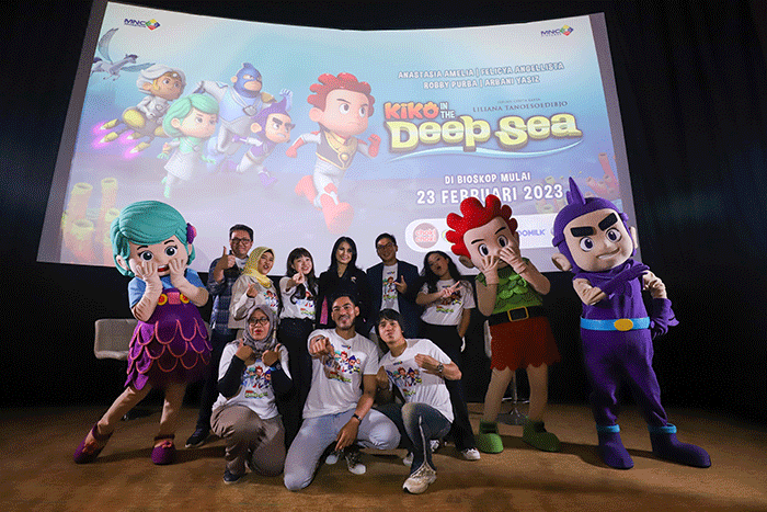 Konferensi pers dan gala premier di XXI Kota Kasablanka, Jakarta, Kamis (16/2/2023).