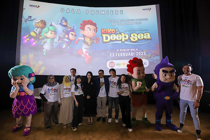 Konferensi pers dan gala premier di XXI Kota Kasablanka, Jakarta, Kamis (16/2/2023).