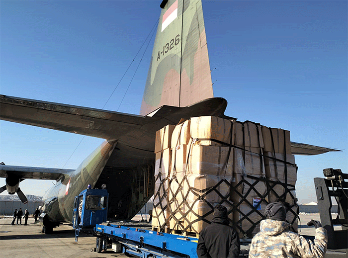 Pemerintah Indonesia dalam hal ini TNI saat ini tengah memperbantukan pesawat angkut Hercules C-130 beserta awak pesawatnya kepada Pemerintah Turki.