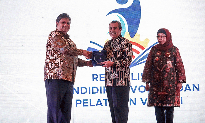 Peluncuran Peraturan Presiden Nomor 68 Tahun 2022 tentang Revitalisasi Pendidikan Vokasi dan Pelatihan Vokasi & Konferensi TVET Nasional Tahun 2023.