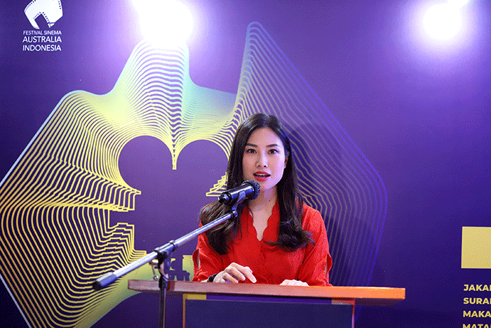 Festival Sinema Australia Indonesia 2023 di CGV Grand Indonesia, Jakarta Pusat, Kamis (23/2/2023).