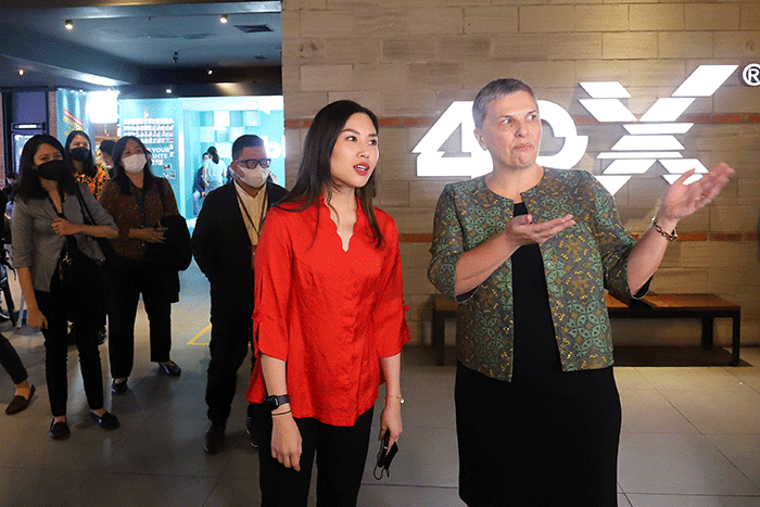 Festival Sinema Australia Indonesia 2023 di CGV Grand Indonesia, Jakarta Pusat, Kamis (23/2/2023).