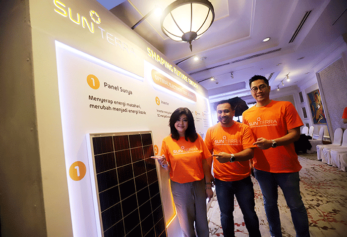 Peluncuran Kanal Digital Keagenan dan Program Berlangganan Solar Panel di Jakarta, Sabtu (25/2/2023).