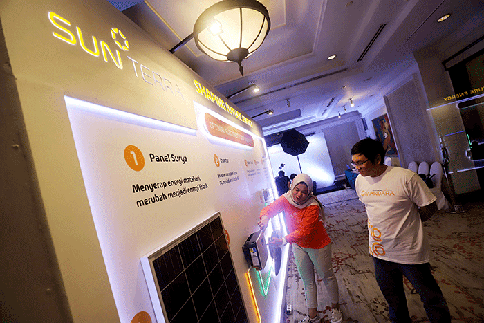 Peluncuran Kanal Digital Keagenan dan Program Berlangganan Solar Panel di Jakarta, Sabtu (25/2/2023).