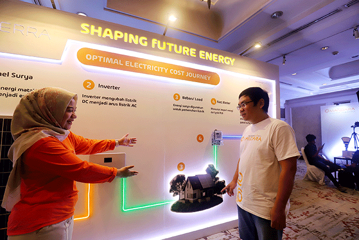 Peluncuran Kanal Digital Keagenan dan Program Berlangganan Solar Panel di Jakarta, Sabtu (25/2/2023).