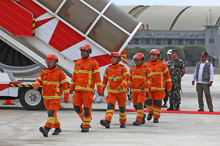 Sebanyak 50 anggota Tim Pencarian dan Pertolongan Indonesia (INASAR) dan rombongan delegasi kemanusiaan untuk Turkiye telah kembali ke Tanah Air.