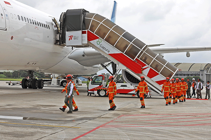 Sebanyak 50 anggota Tim Pencarian dan Pertolongan Indonesia (INASAR) dan rombongan delegasi kemanusiaan untuk Turkiye telah kembali ke Tanah Air.