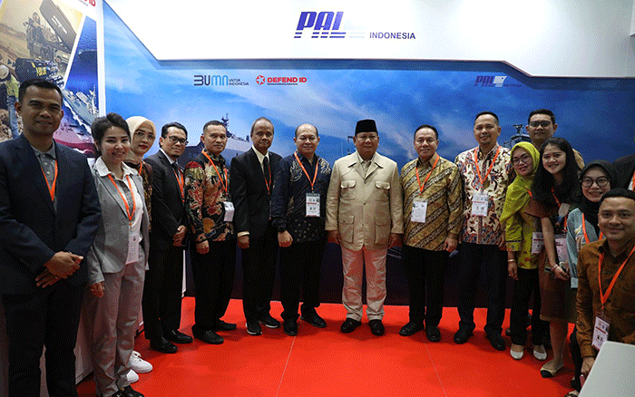 Menhan Prabowo Subianto memimpin Delegasi Indonesia yang berpartisipasi dalam The 16th Edition of the International Defence Exhibition and Conference.