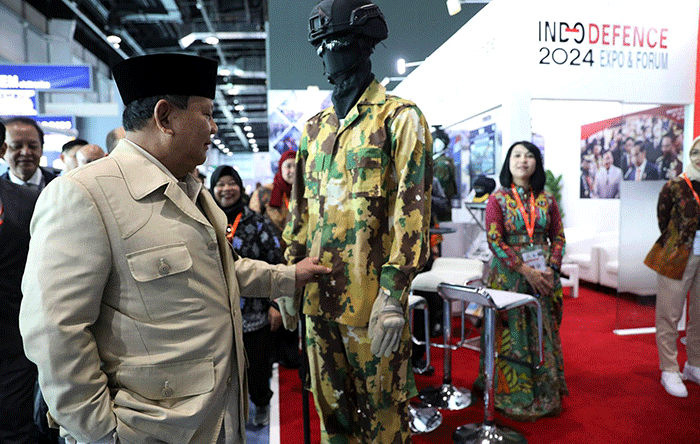 Menhan Prabowo Subianto memimpin Delegasi Indonesia yang berpartisipasi dalam The 16th Edition of the International Defence Exhibition and Conference.