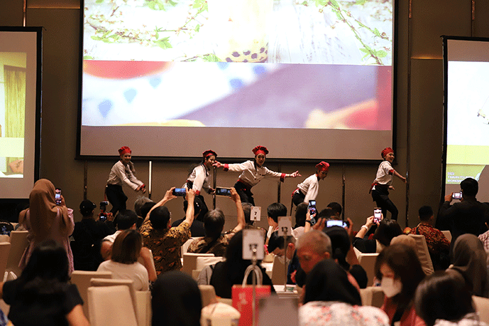 Representative, Taipei Economic and Trade Office (TETO), John C. Chen saat memberikan sambutan pada acara 2023 Taiwan Tourism Workshop di Jakarta.